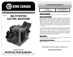 King Canada KC-3900S Instruction Manual предпросмотр