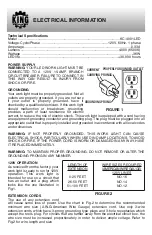 Preview for 5 page of King Canada KC-4001LED Instruction Manual