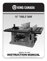 Preview for 1 page of King Canada KC-5007 Instruction Manual