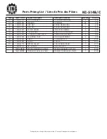 Preview for 6 page of King Canada KC-514B-C Service Manual & Parts List