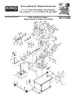 Preview for 1 page of King Canada KC-712DS Service Manual & Parts List