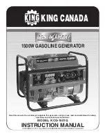 King Canada KCG-1501G Instruction Manual preview