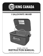 King Canada KPW-205 Instruction Manual preview