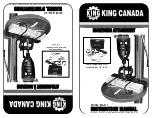 Preview for 1 page of King Canada MA-511 Instruction Manual