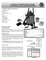 Preview for 4 page of King Canada PERFOMANCE PLUS 8530LPN Instruction Manual