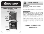 Preview for 1 page of King Canada RC-110 Instructions