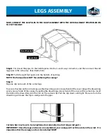 Preview for 5 page of KING CANOPY C81020PC Manual