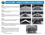 KING CANOPY CSR1020BK Assembly Manual preview