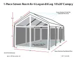 Preview for 2 page of KING CANOPY CSR1020BK Assembly Manual