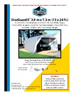 KING CANOPY StorGuard SG1324S Instructions Manual preview