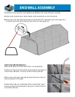 Preview for 8 page of KING CANOPY StorGuard SG1324S Instructions Manual