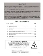 Предварительный просмотр 3 страницы King Controls 1500-HD Installation And Operating Instructions Manual