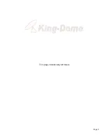 Предварительный просмотр 13 страницы King Controls King Dome 9760 Series Troubleshooting Manual