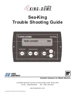 Предварительный просмотр 1 страницы King Controls King-Dome Sea-King Troubleshooting Manual