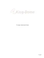 Предварительный просмотр 31 страницы King-Dome 9702 Troubleshooting Manual