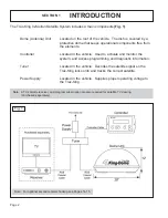 Preview for 4 page of King-Dome 9762-LP Installation And Operating Instructions Manual