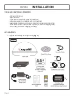 Preview for 6 page of King-Dome 9762-LP Installation And Operating Instructions Manual