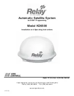 King-Dome Relay KD5500 Installation And Operating Instructions Manual preview