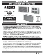 Preview for 1 page of King Electrical 1215 Installation Instructions