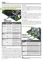 Preview for 12 page of King gates ELEVO Instructions And Warnings For Installation And Use