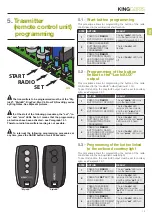 Preview for 13 page of King gates ELEVO Instructions And Warnings For Installation And Use