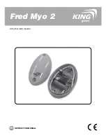 King gates Fred Myo 2 Instruction Manual предпросмотр