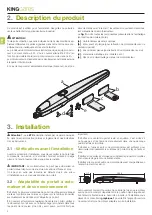 Preview for 28 page of King gates JET XL 230 Installation And Use Instructions And Warnings