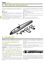 Preview for 52 page of King gates JET XL 230 Installation And Use Instructions And Warnings