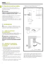 Предварительный просмотр 4 страницы King gates MINIMODUS Installation And Use Instructions And Warnings