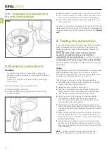 Preview for 16 page of King gates MINIMODUS Installation And Use Instructions And Warnings