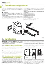 Preview for 4 page of King gates Modus Installation And Use Instructions And Warnings