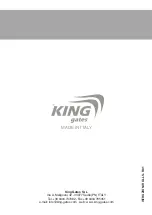 Preview for 68 page of King gates Rolls 1200 Instruction Manual