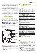 Preview for 5 page of King gates STAR OPEN 4000 Installation And Use Instructions And Warnings