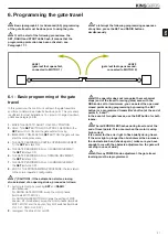 Preview for 29 page of King gates STARG8 24NG Installation And Use Instructions Manual