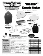 Preview for 12 page of King-Griller 26719 Owner'S Manual