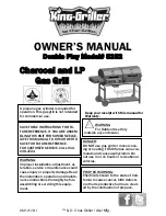 Preview for 1 page of King-Griller 5252 Owner'S Manual