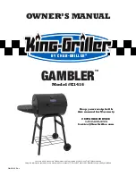 King-Griller GAMBLER E1416 Manual предпросмотр