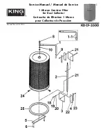 Предварительный просмотр 1 страницы King Industrial 1 Micron Canister Filter KDCF-3500 Service Manual