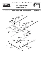 Предварительный просмотр 2 страницы King Industrial 52" Foot Shear BB-F5216 Service Manual