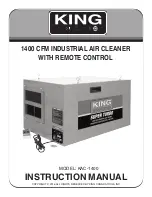 Предварительный просмотр 1 страницы King Industrial KAC-1400 Instruction Manual