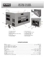 Предварительный просмотр 5 страницы King Industrial KAC-1400 Instruction Manual