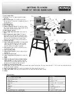 Предварительный просмотр 5 страницы King Industrial KC-1002C Instruction Manual