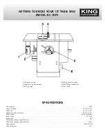 Предварительный просмотр 4 страницы King Industrial KC-10FX Instruction Manual