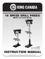 Предварительный просмотр 1 страницы King Industrial KC-117C Instruction Manual