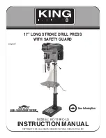 Preview for 1 page of King Industrial KC-119FC-LS Instruction Manual