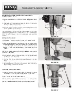 Preview for 9 page of King Industrial KC-119FC-LS Instruction Manual