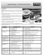 Preview for 12 page of King Industrial KC-119FC-LS Instruction Manual