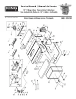 King Industrial KC-11FX Service Manual preview