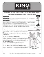 Preview for 1 page of King Industrial KC-122FC Manual