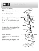 Preview for 9 page of King Industrial KC-122FC Manual